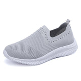 Ladies Handmade Solid Color Women Shoes Classic Casual Flat Heel Sneakers Non-slip Fashion Zapatos De Mujer Mart Lion   