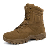 Fujeak Tactical Boots Outdoor Non-slip Snow Men's Military Desert Combat Platform Ankle Shoes Mart Lion brown 39 