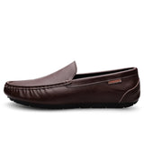 Genuine Leather Men's Casual Shoes Luxury Loafers Moccasins Breathable Slip on Driving Homme MartLion   