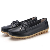 Woman Flats Shoes Ballet Flat Sneakers Genuine Leather Spring  Soft Moccasins Ladies Boat Ballerina Espadrilles Creepers MartLion   