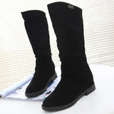 Snow Boots Women Winter Shoes Casual High Black Red Soft Footwear MartLion   