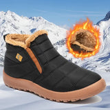 Men's Winter Snow Boots Waterproof Ankle Keep Warm shoes Non-Slip Lightweight Sneakers MartLion   