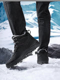 snow boots men winter boots keep warm plush boots hiking boots men casual shoes men mountain snow boots MartLion