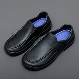 Water Shoes EVA Loafers Men's Tooling Raining Non-slip Slip On MartLion black 12 