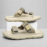 Summer Casual Men's Slippers Slides Open Shoes Beach Slip On Sandals Outdoor Indoor Home Soft 3cm Thickness MartLion   