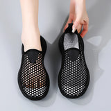 Women Slippers Sandals Fish Mouth Lady Slides Breathable Mesh Mules Shoes Casual Platform Flip Flops MartLion   