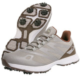 Men's Golf Shoes Waterproof Golf Sneakers Outdoor Golfing Spikes Shoes Jogging Walking Mart Lion Hui-5 8 