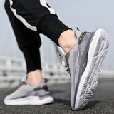 Oversize Men's Free Running Shoes Sneakers Rotating Button Jogging Sports Shoes Outdoor Athletic Training Footwear Mart Lion   