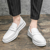 Men's Formal Shoes Loafers Dress White Casual Tassel Wedding Footwear Mart Lion   