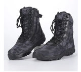 Camouflage Men's Boots Work Shoes Desert Tactical Military Autumn Winter Special Force Army MartLion black2 39 