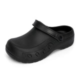 Men's Washing Car EVA Raining Slippers Waterproof Loafer Kitchen Shoes MartLion black 12 