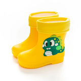 Rubber boots Children shoes rain boots kids animals cartoon water waterproof toddler rainboots non-slip MartLion Fluorescent Yellow 14 CHINA