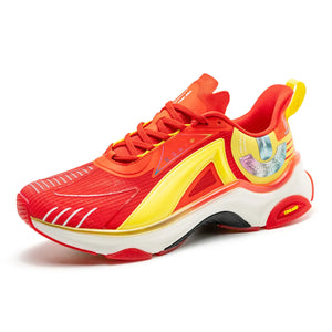  Red Cushion Sneakers Running Shoes Men's Breathable Wear-resistant Walking Training Fitness Jogging Women MartLion - Mart Lion