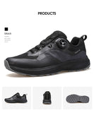 Waterproof Shoes Men's Casual sneakers Breathable Luxury Designer Sports Black Running Trainers Mart Lion   