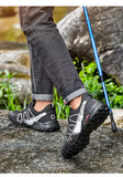 Men's Hiking Shoes Outdoor Leisure Sports Shoes Mountain Cycling Sports Shoes Comfortable Waterproof Outdoor Hiking Shoes MartLion   