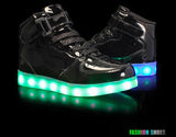  Children Glowing Sneakers Kid Luminous Sneakers for Boys Girls Led Women Colorful Sole Lighted Shoes Men's Usb Charging MartLion - Mart Lion