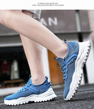 Casual Lightweight Sneakers Summer Breathable Mesh Shoes Men's Outdoor Running Footwear Non-slip MartLion   