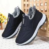 Winter Shoes Mens Snow Boots Thick Fur Non-slip Sneakers Male Cotton Ankle Boots Lightweight Outdoor Hiking Warm Walking Shoes MartLion
