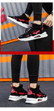  Autumn Winter High Top Sneakers Men's Women Height-increasing Platform Lace-up Winter MartLion - Mart Lion