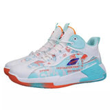 Couple Basketball Shoes Platform Casual Sneakers Dad Shoes Student Men's Mart Lion White Orange 39 