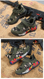 Shoes Children Camouflage Green Sneaker For Kid Walking PU Breathable MartLion   