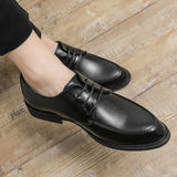 Men's Formal Shoes Lace Up Dress Split Leather Footwear Mart Lion   