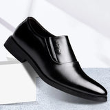 Luxury Men's Social Shoes Classic Round Toe Formal  Luxury Men's Shoes MartLion   