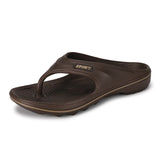 Summer Flip Flops EVA Non-slip Slippers Men's Home Bathroom  Slippers Shoes MartLion Brown 9.5 