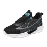 Lightweight Mesh Casual Shoes Outdoor Breathable Men's Sneakers Running Trendy Footwear MartLion black 39 