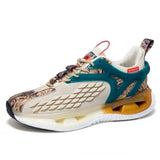 Athletic Casual Men's Shoes Anti-slip Outdoor Classic Running Mesh Footwear MartLion Khaki 39 