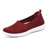 Women's Summer Footwear Platform Loafers Ladies Ballet Flats Sneakers And Elegant Shoes MartLion Red 41 