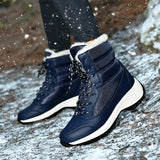 Shoes Women Winter Cotton Shoes Platform Work Outdoor Anti Slip Warm Plush Shoes Light Casual Snow Boots MartLion   