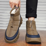 Winter Men's Cotton Shoes with Velvet Warm Outdoor Sports Leisure Non-slip Snow Boots MartLion