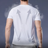 T Shirt Men Solid Color T-shirt Simple style Male Casual T shirt MartLion   