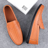 Super Soft Men&'s Moccasins Slip Loafers Flats Casual Footwear Microfiber Leather Shoes Mart Lion   