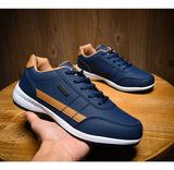 Leather Men Shoes Sneakers  Men Casual Shoes Italian Leisure Male Non-Slip Footwear Shoes MartLion   