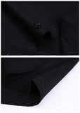 Men's Casual Solid Color Long-sleeved Shirt Slim Versatile White Shirt for Men MartLion   