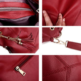 Women Messenger Bags Women Leather Handbag Crossbody Bags Ladies Designer Shoulder Tote Top-handle Vintage Mart Lion   
