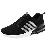 Men's Running Shoes Breathable Outdoor Lightweight Sports Marathon Running Sports Training Mart Lion Black 39 