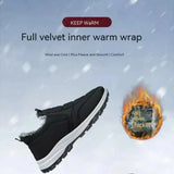 Winter Shoes Mens Snow Boots Thick Fur Non-slip Sneakers Male Cotton Ankle Boots Lightweight Outdoor Hiking Warm Walking Shoes MartLion