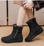 Snow Boots Women Ladies Shoes Platform Slip On Casual Ankle Waterproof Soft Mujer Winter MartLion   