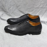 Luxury Men's Oxford Dress Shoes Genuine Leather Whole Cut Handmade Lace Up Office Formal MartLion   