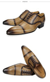 Men's Leather Shoes Factory Made Designer Dress Wedding Party Monk Luxury Genuine Zapatos MartLion   