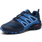 Men's Running Shoes Air cushion Jogging Training Sports Non-slip Light Casual Marathon Sneakers MartLion 113 blue 39 