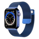 Strap For Apple watch Band 44mm 45mm 41mm 49mm 42mm 40mm 45mm Milanese Loop bracelet correa iwatch series 9 7 8 4 5 6 SE Ultra2 MartLion Blue 38mm 40mm 41mm CHINA