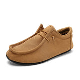 Men's Canvas Shoes Breathable Summer Outdoor Footwear Slip on Walking Sneakers Loafers MartLion brown 47 