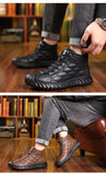 Men Cotton Shoes  Winter Plush Insulated Shoes Cold Snow Resistant Work MartLion   