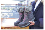 Women Boots Waterproof Snow Boots Warm Plush Winter Shoes Mid-calf Non-slip Winter Female MartLion   