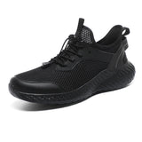 Shoes Men's Breathable Causal Shoes Lightweight Causal Sneakers Comfortable Loafers Non-slip Tenis Luxury MartLion Black 39 