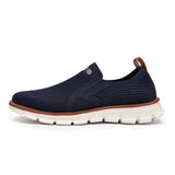 Men's Slip On Mesh Shoes Casual Summer Breathable Slip-ons Loafers Sneakers MartLion Blue 47 
